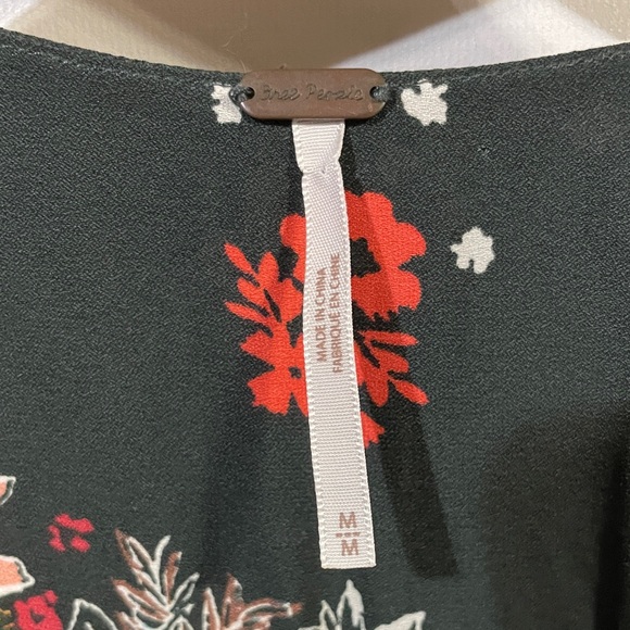 Free people Floral Black Sleeveless Dress - Picture 2 of 4